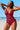 Scalloped V Neck Cut Out Monokini Swimwear - Ethara Jay