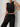 Devine Mock Neck Sleeveless Top and Drawstring Pants Set - Ethara Jay