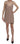 PINK MEMORIES Beige A-Line Spaghetti Strap Mini Dress - Ethara Jay