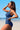 Scalloped V Neck Cut Out Monokini Swimwear - Ethara Jay