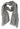 Costume National Elegant Gray Cotton Men's Scarf - Ethara Jay