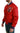 Dolce & Gabbana Vibrant Red Bomber Jacket with Multicolor Motif - Ethara Jay