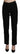 BENCIVENGA Elegant High Waist Straight Black Trousers