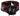 Costume National Striped Leather Fashion Belt in Black & Red - Ethara Jay