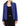 Andrea Incontri Elegant Blue Wool Jacket with Removable Collar - Ethara Jay