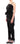 La Maison du Couturier Elegant Black Leather Jumpsuit with Waist Strap - Ethara Jay