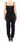 La Maison du Couturier Elegant Black Leather Jumpsuit with Waist Strap - Ethara Jay