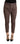 CYCLE Chic Brown Skinny Mid Waist Cropped Pants - Ethara Jay