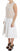 Koonhor Elegant White Silk-Wool Blend Tank Dress - Ethara Jay