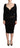 GF Ferre Elegant Black Sheath Dress with Sweetheart Neckline - Ethara Jay