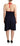 Roccobarocco Navy Blue Cotton Midi Halter Dress - Ethara Jay