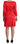 John Galliano Elegant Red Knee-Length Sheath Dress - Ethara Jay