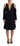 Twinset Chic Black Open Shoulder A-Line Dress - Ethara Jay