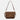 PU Leather Suede Twist-Lock Shoulder Bag - Ethara Jay