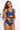 Scalloped Cut Out Ruched Maternity Swimsuit - Ethara Jay