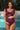 Ribbed Tie Knot Cutout Ruched Maternity Swimsuit - Ethara Jay