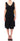 Lamberto Petri Elegant Silk Blend Shift Dress in Black and Yellow - Ethara Jay