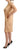 Moschino Elegant One-Sleeve Beige Shift Dress - Ethara Jay