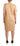 Moschino Elegant One-Sleeve Beige Shift Dress - Ethara Jay