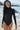 Mock Neck Long Sleeve One-Piece Swimwear - Ethara Jay