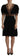 Dolce & Gabbana Elegant Black V-Neck A-Line Dress - Ethara Jay