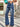 High Rise Bootcut Jeans with Pockets - Ethara Jay