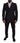 Dolce & Gabbana Elegant Black Striped Virgin Wool Suit - Ethara Jay