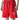 Comme Des Fuckdown Chic Red Cotton Bermuda Shorts with Logo Print Comme Des Fuckdown