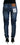 Acht Elegant Blue Washed Low Waist Skinny Jeans - Ethara Jay