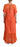 Twinset Elegant Coral Maxi Dress with Short Sleeves - Ethara Jay