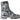 Dolce & Gabbana Chic Black Lace-Up Boots with Gray White Fade Dolce & Gabbana