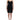 John Galliano Elegant Black Jersey Knee-Length Dress - Ethara Jay