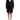 Cavalli Elegant Sheer Black Silk Blouson Dress - Ethara Jay