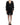 Cavalli Elegant Sheer Black Silk Blouson Dress - Ethara Jay