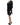 Cavalli Elegant Sheer Black Silk Blouson Dress - Ethara Jay