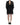 Cavalli Elegant Sheer Black Silk Blouson Dress - Ethara Jay