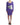 Cavalli Elegant Purple Floral Jersey Dress - Ethara Jay