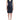 Costume National Chic Blue V-Neck Knee-Length Dress - Ethara Jay