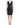 Costume National Chic Blue V-Neck Knee-Length Dress - Ethara Jay