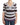 Ermanno Scervino Striped V-Neck Knit Top with Lace Hem