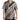 Dolce & Gabbana Brown White Silk Striped Short Sleeve Shirt - Ethara Jay