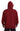 Dsquared² Maroon Cotton Tattered Hooded Printed Pullover Sweater - Ethara Jay