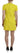 Dsquared² Yellow Nylon Short Sleeves Round Neck Mini Dress - Ethara Jay