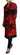 Dsquared² Red Printed Button Collared Desigual Coat Jacket - Ethara Jay