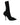 Dolce & Gabbana Black Stiletto Heels Mid Calf Boots Shoes