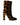 Dolce & Gabbana Brown Giraffe Leather Mid Calf Boots Shoes