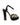 Dolce & Gabbana Black Gold Embellished Heels Sandals Shoes