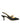 Dolce & Gabbana Black Leather Faux Pearls Slingbacks Shoes