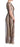 Dolce & Gabbana Beige Brown Striped Silk Sheath Dress - Ethara Jay