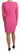 Dolce & Gabbana Pink Plunging Bodycon Sheath Mini Rayon Dress - Ethara Jay